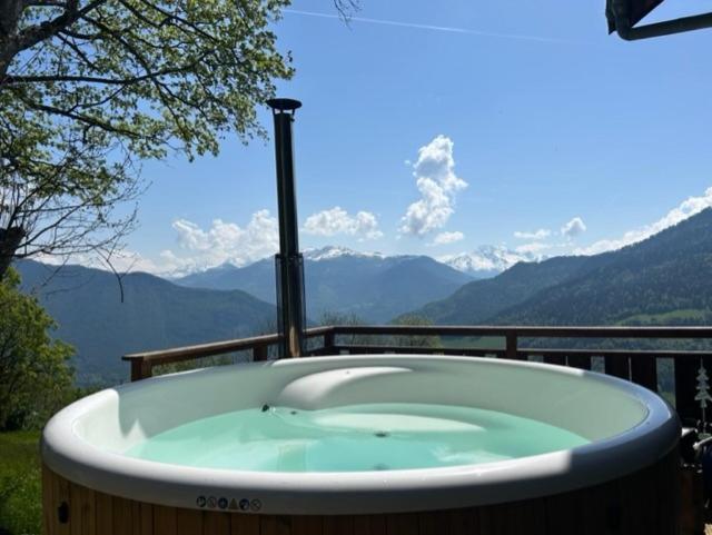 Chalet La Rioule 16 Pers Doucy Bagian luar foto